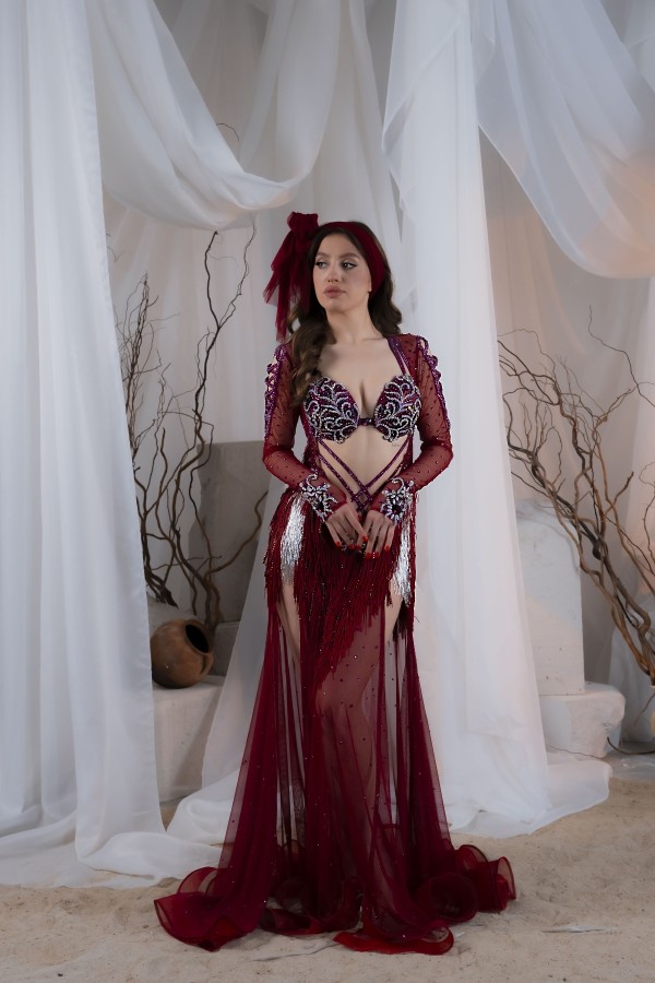Professional bellydance costume (Classic 428 a-available)